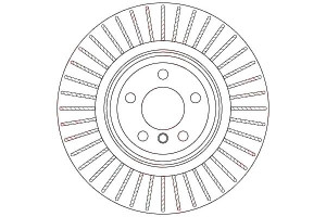 Tarcze Hamulcowe 2szt Bmw Tył 5 08- 7 08-15 Trw