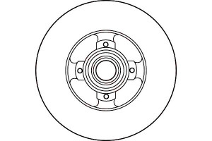 Tarcze Hamulcowe 2szt Peugeot Tył 308 Sw 5008 Part