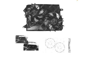 Wentylator Chłodnicy Chrysler 300c 09 04-12 10 Nrf