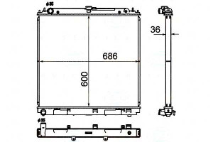 Chłodnica Silnika Behr Hella 21410eb30a 070138n Dn