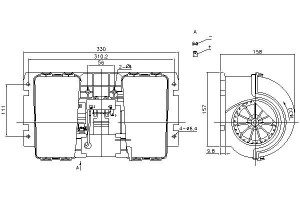 Dmuchawa 24v Rvi Magnum 09.90- Nissens