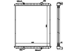 Chłodnica Silnika Rvi Premium Dci6-w-midr06.20.45d