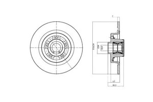 Tarcze Hamulcowe 2szt. Renault Vel Satis 2.0-3.5 0