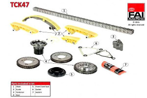 Zestaw Łańcucha Rozrządu Ford Dohc Mondeo 00-07,tr