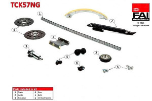 Zestaw Łańcucha Rozrządu Opel Dohc Signum 02-08,ve