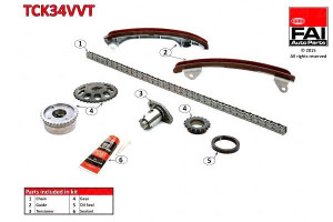 Zestaw Łańcucha Rozrządu Toyota Celica (99- ), Cor