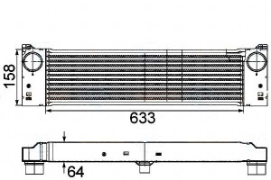 Intercooler Mercedes Vito Viano Cdi 06- Behr Hella