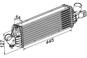 Intercooler Chłodnica Powietrza Doładowującego [hella]