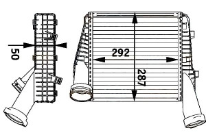 Intercooler Vw Touareg Audi Q7 Hella