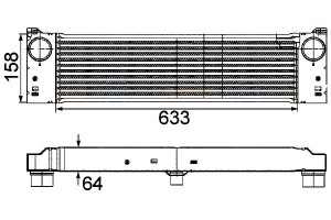 Intercooler Mercedes Vito Viano Cdi 06- Hella