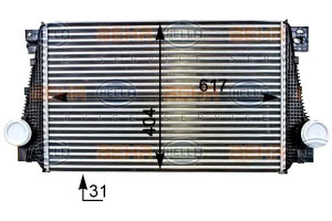 Intercooler Chłodnica Powietrza Doładowującego [hella]