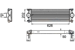 Intercooler Chłodnica Powietrza Doładowującego [hella]