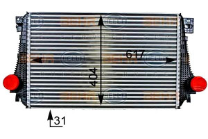 Intercooler Hella 2h0145804 D 376701241 Vp9vah9l44
