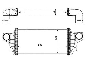Intercooler Gl 06- 420cdi 320cdi 450cdi, Ml 06- 42