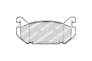 Klocki Hamulcowe Mazda 626 Tył Delphi Ham