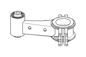 Łącznik Stabilizatora 190mm Mercedes M (w163) 2.3-