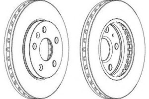 Tarcze Hamulcowe 2szt. Chevrolet Malibu Opel Insig
