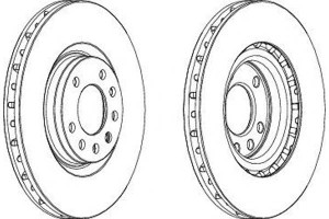Tarcze Hamulcowe 2szt Fiat Croma 1.9d/2.4d 06.05-