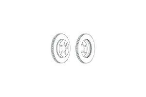 Tarcze Hamulcowe 2szt Vw Amarok 2.0/2.0d/3.0d 09.1