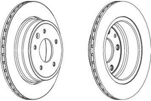 Tarcze Hamulcowe 2szt Jaguar Xj Xk Xk 8 3.2-5.0 09