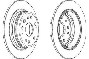 Tarcze Hamulcowe 2szt Honda Cr-v Ii 2.0/2.4 09.01-