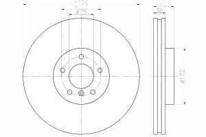 Tarcze Hamulcowe 2szt. Bmw X5 (e53) 4.4/4.6/4.8 10