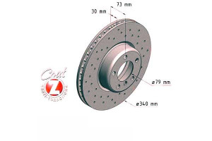 Tarcze Hamulcowe 2szt Bmw 3 F30 11- Przód Zimmerma