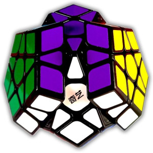 Oryginalna Kostka MEGAMINX 3x3x3 QIHENG połyskująca + podstawka rubika