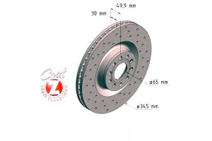 Tarcze Hamulcowe 2szt Vw Passat 05- Zimmermann