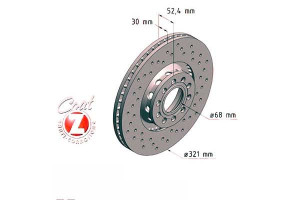 Tarcze Hamulcowe 2szt Vw Passat 00-05 Zimmermann