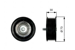 Rolka Prowadząca Pasek Mercedes C (a205) C (c204)