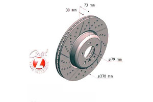 Tarcze Hamulcowe 2szt Bmw 3 F30 11- Przód Zimmerma