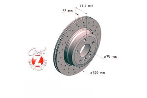 Tarcze Hamulcowe 2szt Bmw X3 E83 03-10 Tył Zimmerm