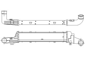 Intercooler Mercedes E T-model (s210) E (w210) 3.0