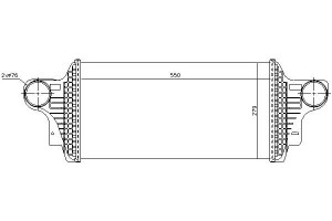Intercooler Mercedes Gl (x164) M (w164) 3.0d/4.0d