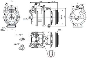 Sprężarka Klimatyzacji Audi A4 A6 1.9d 05.01-01.05