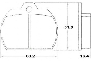 Klocki Hamulcowe Vw Kaefer -85 A.b.s.