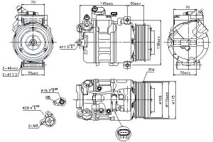 Sprężarka Klimatyzacji Bmw 5 (f10) 5 (f11) 5 Gran