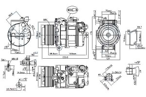 Sprężarka Klimatyzacji Bmw 5 (f10) 5 (f11) 7 (f01