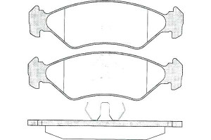 Klocki Hamulcowe Ford Fiesta Fiesta Iii 1.1-1.8d 0