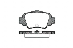 Klocki Hamulcowe Nissan Micra 1.0-1.3 92 Gr.15.5mm