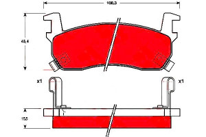 Klocki Hamulcowe Nissan Micra I 1.0/1.2 12.82-07.9
