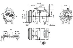 Sprężarka Klimatyzacji Volvo C70 I S70 V70 I Xc70