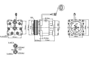 Sprężarka Klimatyzacji Vw Lt 28-35 Ii Lt 28-46 Ii