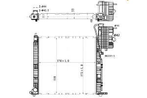 Chłodnica Mercedes Vito 108-114 2,2-2,3cdi 96-03 -