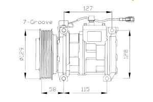 Sprężarka Klimatyzacji Jeep Grand Cherokee I 5.2/5