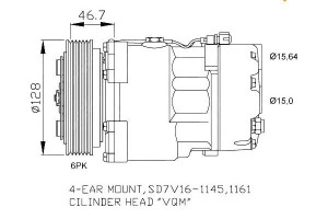 Sprężarka Klimatyzacji Vw Lt 28-35 Ii Lt 28-46 Ii