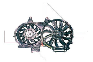 Wentylator Chłodnicy Vw A4 00- Seat Exeo 08- Nrf