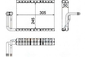 Parownik Klimatyzacji Bmw 5 (f10) 5 (f11) 5 Gran T
