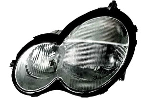 Reflektor Mercedes C-klasa W203 Pr 01- H7 (z Silni